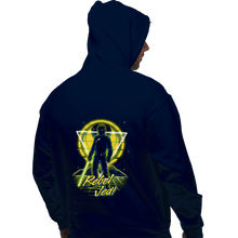 Load image into Gallery viewer, Shirts Pullover Hoodies, Unisex / Small / Navy Retro Rebel Jedi
