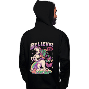 Daily_Deal_Shirts Pullover Hoodies, Unisex / Small / Black Believe!