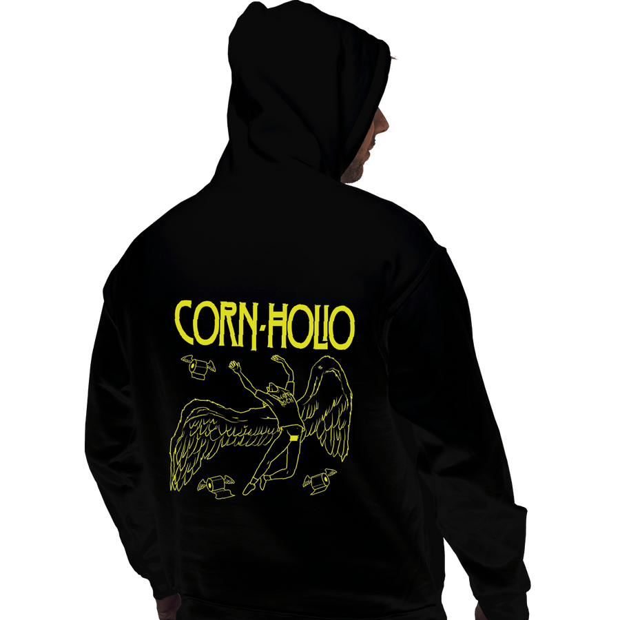 Shirts Zippered Hoodies, Unisex / Small / Black Corn Holio