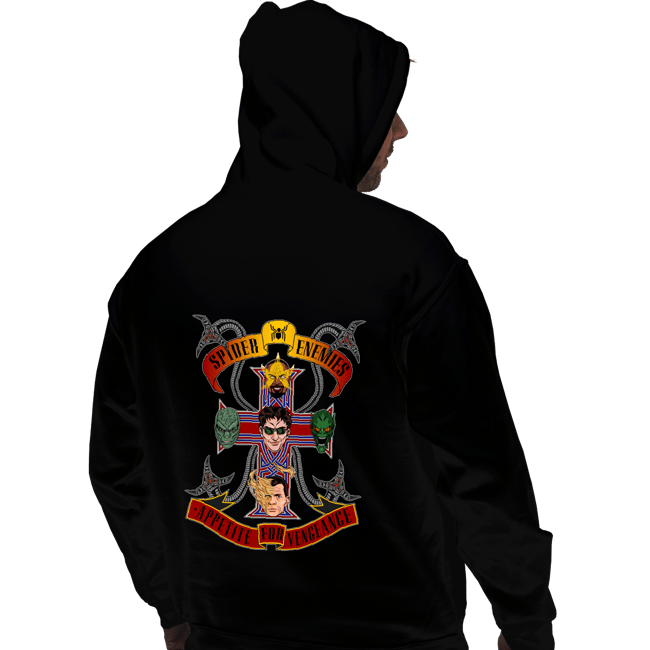 Daily_Deal_Shirts Pullover Hoodies, Unisex / Small / Black Spider Enemies