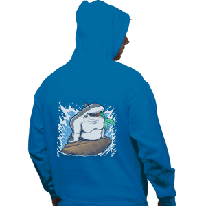 Shirts Pullover Hoodies, Unisex / Small / Sapphire The Little Shark