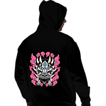Load image into Gallery viewer, Shirts Pullover Hoodies, Unisex / Small / Black Hannya Mask
