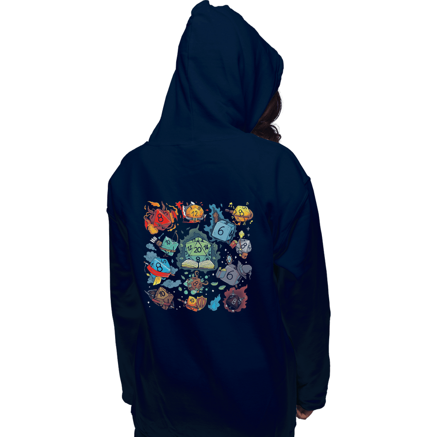 Shirts Pullover Hoodies, Unisex / Small / Navy DiceWorld