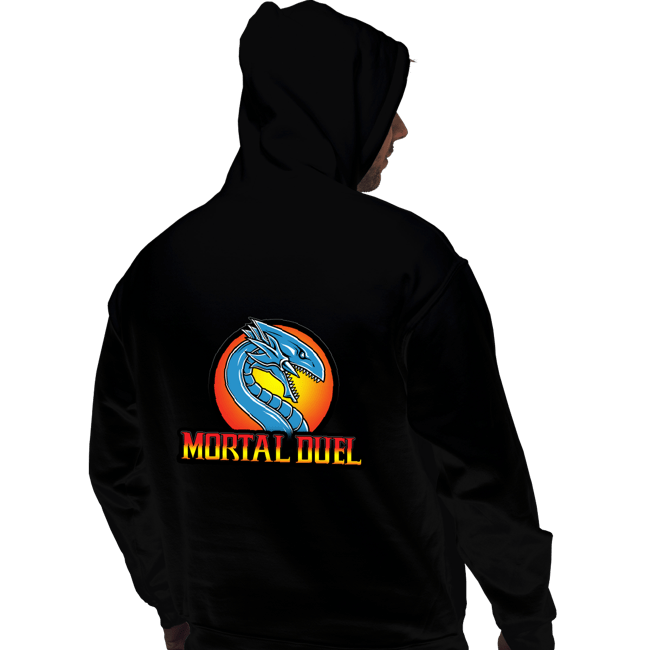 Daily_Deal_Shirts Pullover Hoodies, Unisex / Small / Black Mortal Duel
