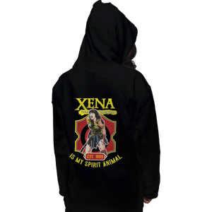 Shirts Pullover Hoodies, Unisex / Small / Black Xena Warrior Spirit Animal