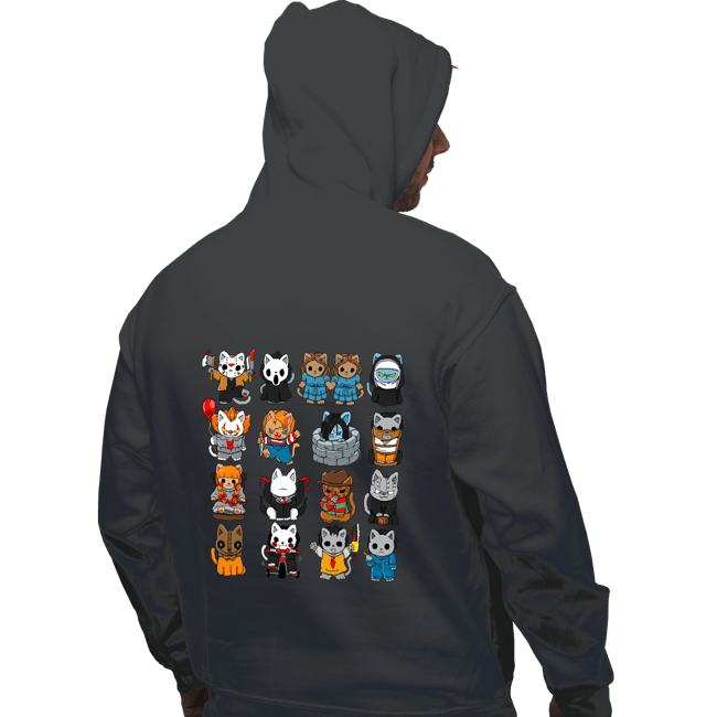 Daily_Deal_Shirts Pullover Hoodies, Unisex / Small / Charcoal The Horror Kittens