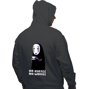 Daily_Deal_Shirts Pullover Hoodies, Unisex / Small / Charcoal No Face No Coffee