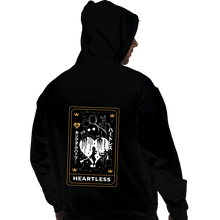 Load image into Gallery viewer, Secret_Shirts Pullover Hoodies, Unisex / Small / Black Heartless Tarot Card

