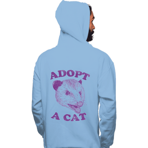 Shirts Pullover Hoodies, Unisex / Small / Royal Blue Adopt A Cat