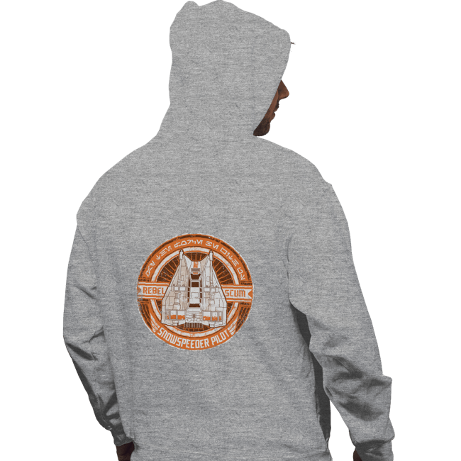 Shirts Pullover Hoodies, Unisex / Small / Sports Grey Rebel Scum Snowspeeder
