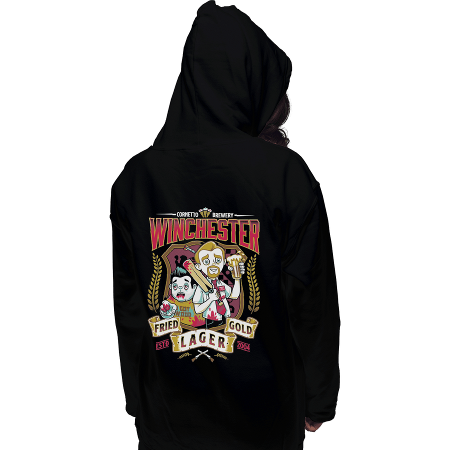 Shirts Pullover Hoodies, Unisex / Small / Black Winchester Fried Gold Lager