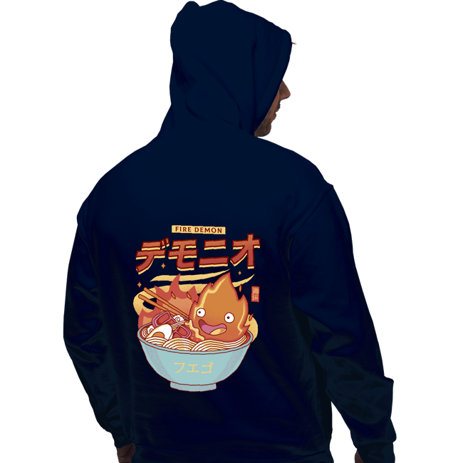 Secret_Shirts Pullover Hoodies, Unisex / Small / Navy The Fire Demon Ramen