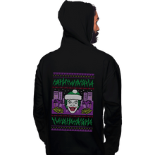 Load image into Gallery viewer, Shirts Pullover Hoodies, Unisex / Small / Black HAHAHAHA Christmas
