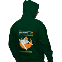 Load image into Gallery viewer, Secret_Shirts Pullover Hoodies, Unisex / Small / Forest U-Wing Manual
