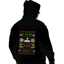 Load image into Gallery viewer, Shirts Pullover Hoodies, Unisex / Small / Black Rated R Christmas

