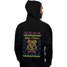 Load image into Gallery viewer, Shirts Zippered Hoodies, Unisex / Small / Black Magic Christmas
