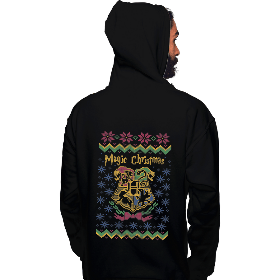 Shirts Zippered Hoodies, Unisex / Small / Black Magic Christmas