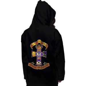 Daily_Deal_Shirts Pullover Hoodies, Unisex / Small / Black Guns N Droids