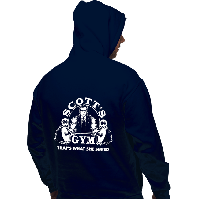 Shirts Pullover Hoodies, Unisex / Small / Navy Scott's Gym