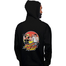 Load image into Gallery viewer, Shirts Pullover Hoodies, Unisex / Small / Black Sweep The Leg
