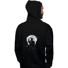 Load image into Gallery viewer, Shirts Pullover Hoodies, Unisex / Small / Black Moonlight Hunter
