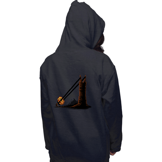 Shirts Pullover Hoodies, Unisex / Small / Dark Heather Dark Slingshot