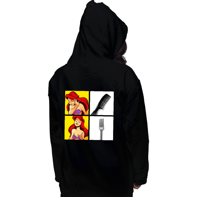 Shirts Pullover Hoodies, Unisex / Small / Black Mermaid Approves The Dinglehopper