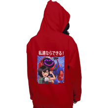 Load image into Gallery viewer, Shirts Pullover Hoodies, Unisex / Small / Red Peni Can Do Whatever A Spider Can
