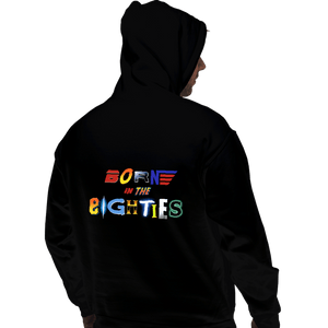 Daily_Deal_Shirts Pullover Hoodies, Unisex / Small / Black Born 80s