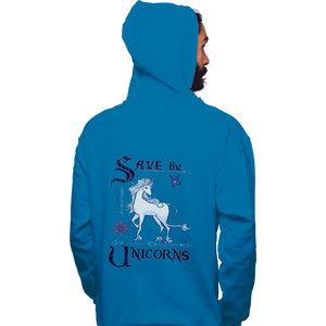 Secret_Shirts Pullover Hoodies, Unisex / Small / Sapphire Magical Conservation