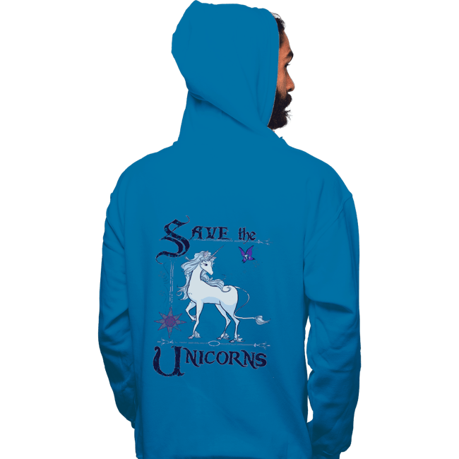 Secret_Shirts Pullover Hoodies, Unisex / Small / Sapphire Magical Conservation