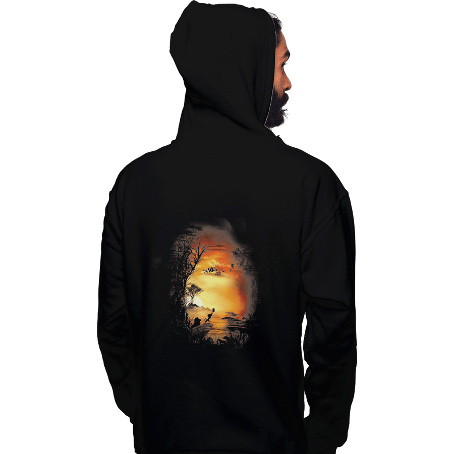 Shirts Pullover Hoodies, Unisex / Small / Black The Savannah King