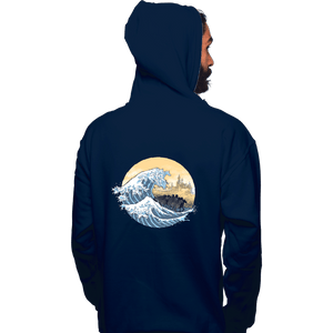 Daily_Deal_Shirts Pullover Hoodies, Unisex / Small / Navy The Great Wave of the Ringwraiths