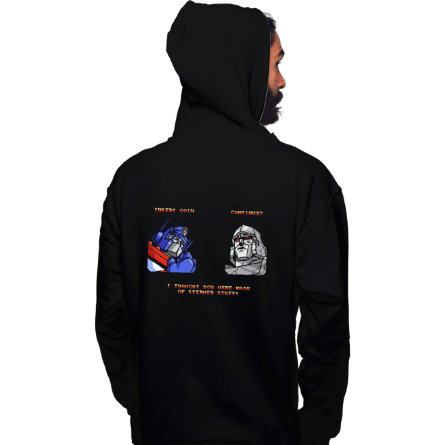 Daily_Deal_Shirts Pullover Hoodies, Unisex / Small / Black Cybertron Fighter