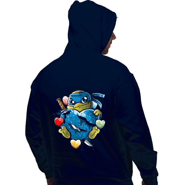 Daily_Deal_Shirts Pullover Hoodies, Unisex / Small / Navy Love Strong