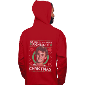 Shirts Zippered Hoodies, Unisex / Small / Red Righteous Christmas
