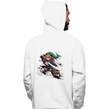 Load image into Gallery viewer, Secret_Shirts Pullover Hoodies, Unisex / Small / White Samurai Hero Of Time
