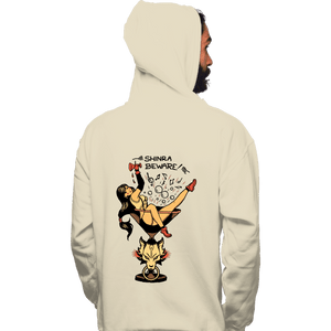 Shirts Pullover Hoodies, Unisex / Small / Sand Shinra Beware