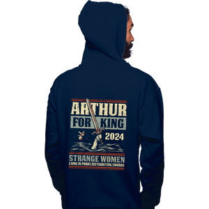 Daily_Deal_Shirts Pullover Hoodies, Unisex / Small / Navy Strange Women 2024