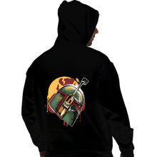 Load image into Gallery viewer, Shirts Pullover Hoodies, Unisex / Small / Black Mandalorian Hunter
