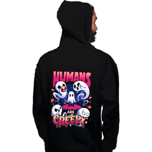 Daily_Deal_Shirts Pullover Hoodies, Unisex / Small / Black Ghost View Of Humanity
