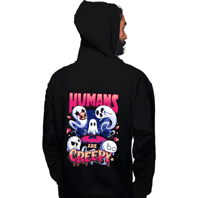 Daily_Deal_Shirts Pullover Hoodies, Unisex / Small / Black Ghost View Of Humanity