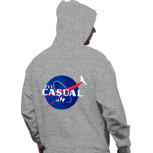 Shirts Pullover Hoodies, Unisex / Small / Sports Grey Fly Casual