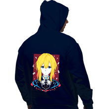 Load image into Gallery viewer, Shirts Pullover Hoodies, Unisex / Small / Navy Violet Evergarden Memory Doll
