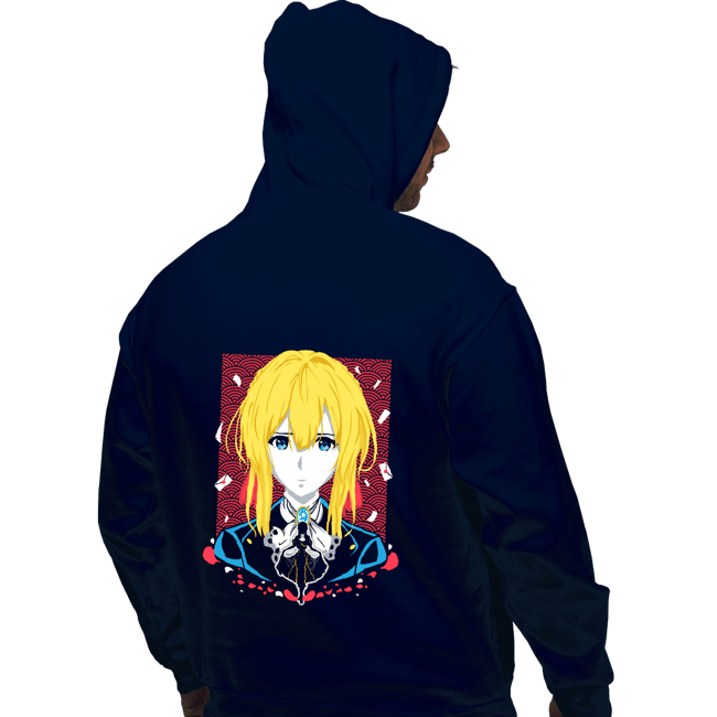 Shirts Pullover Hoodies, Unisex / Small / Navy Violet Evergarden Memory Doll