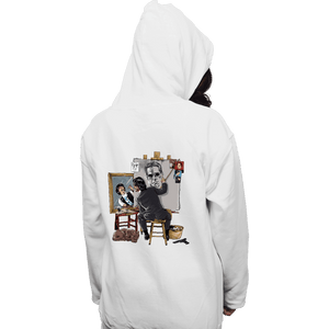 Secret_Shirts Pullover Hoodies, Unisex / Small / White Keanu Portrait