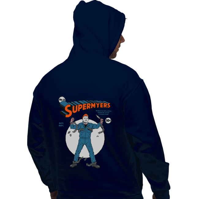 Secret_Shirts Pullover Hoodies, Unisex / Small / Navy Super Myers