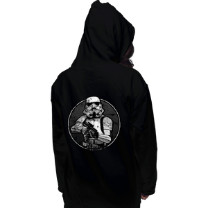 Shirts Pullover Hoodies, Unisex / Small / Black Retro Trooper