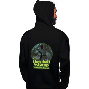 Daily_Deal_Shirts Pullover Hoodies, Unisex / Small / Black Dagobah Wellness Retreat