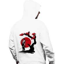 Load image into Gallery viewer, Shirts Pullover Hoodies, Unisex / Small / White Swordsman Pirate
